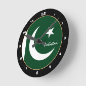 Patriottische Pakistaanse vlag, Pakistaans thuis/o Ronde Klok (Hoek)