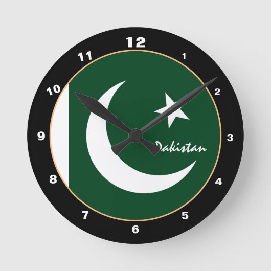 Patriottische Pakistaanse vlag, Pakistaans thuis/o Ronde Klok (Voorkant)