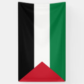 Patriottische Palestijnse Banner voor binnen of bu (Verticaal)