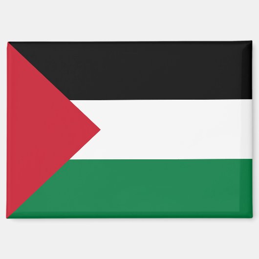 Patriottische Palestijnse vlag Button voor alle ge Magneet (Voorkant)