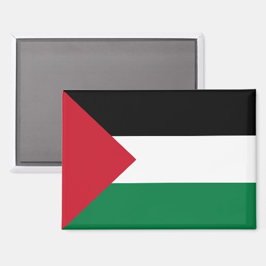 Patriottische Palestijnse vlag Button voor alle ge Magneet (Voorkant / Achterkant)