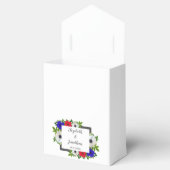 Patriottische Panda Anemone Wedding Bedankdoosjes (Geopend)