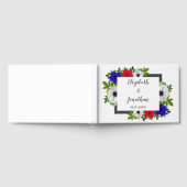 Patriottische Panda Anemone Wedding Gastenboek (Volledig)