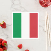 Patriottische papieren servetten met Italiaanse vl (Insitu)