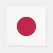 Patriottische papieren servetten met Japanse vlag (Voorkant)