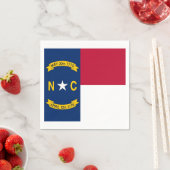 Patriottische papieren servetten met North Carolin (Insitu)