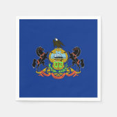 Patriottische papieren servetten met Pennsylvania  (Voorkant)