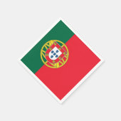 Patriottische papieren servetten met Portugese vla (Hoek)