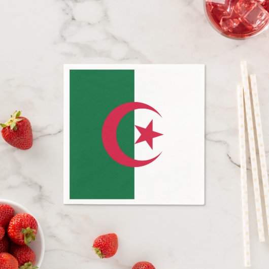 Patriottische papieren servetten met vlag van Alge (Insitu)