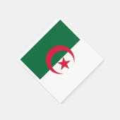 Patriottische papieren servetten met vlag van Alge (Hoek)