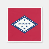 Patriottische papieren servetten met vlag van Arka (Voorkant)