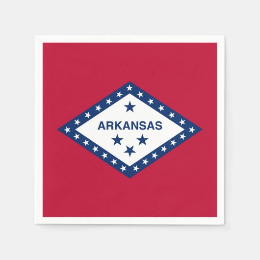 Patriottische papieren servetten met vlag van Arka (Voorkant)