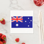 Patriottische papieren servetten met vlag van Aust (Insitu)