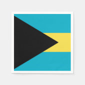 Patriottische papieren servetten met vlag van Baha (Voorkant)