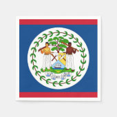 Patriottische papieren servetten met vlag van Beli (Voorkant)