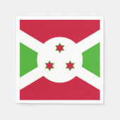 Patriottische papieren servetten met vlag van Buru (Voorkant)