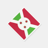 Patriottische papieren servetten met vlag van Buru (Hoek)