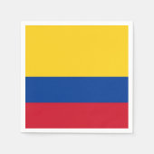 Patriottische papieren servetten met vlag van Colo (Voorkant)