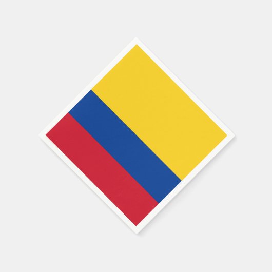 Patriottische papieren servetten met vlag van Colo (Hoek)