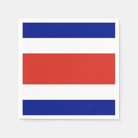 Patriottische papieren servetten met vlag van Cost (Voorkant)