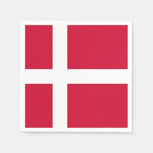 Patriottische papieren servetten met vlag van Dene (Voorkant)