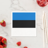 Patriottische papieren servetten met vlag van Estl (Insitu)