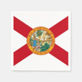 Patriottische papieren servetten met vlag van Flor (Voorkant)