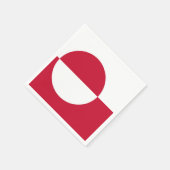 Patriottische papieren servetten met vlag van Groe (Hoek)