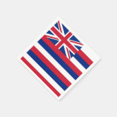 Patriottische papieren servetten met vlag van Hawa (Hoek)