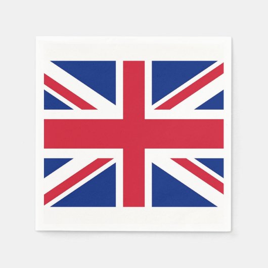 Patriottische papieren servetten met vlag van het (Voorkant)