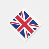 Patriottische papieren servetten met vlag van het (Hoek)