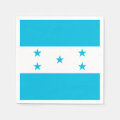 Patriottische papieren servetten met vlag van Hond (Voorkant)