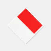 Patriottische papieren servetten met vlag van Indo (Hoek)