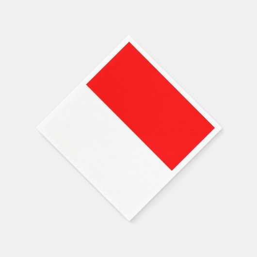 Patriottische papieren servetten met vlag van Indo (Hoek)