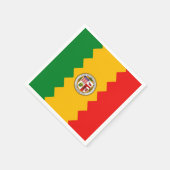 Patriottische papieren servetten met vlag van Los (Hoek)