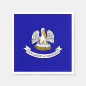 Patriottische papieren servetten met vlag van Loui (Voorkant)