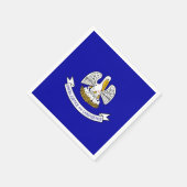 Patriottische papieren servetten met vlag van Loui (Hoek)