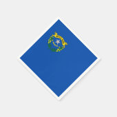 Patriottische papieren servetten met vlag van Neva (Hoek)