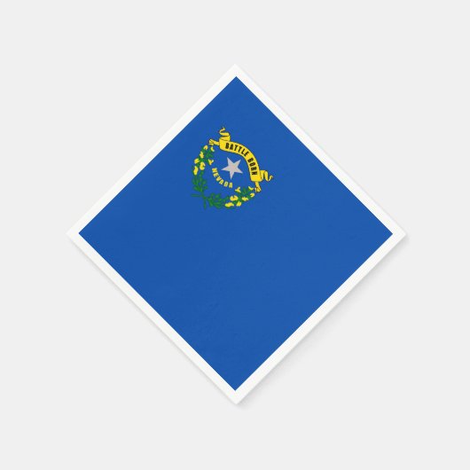 Patriottische papieren servetten met vlag van Neva (Hoek)