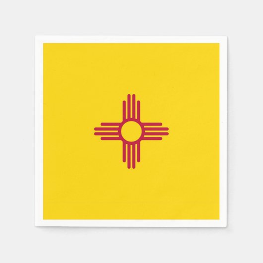 Patriottische papieren servetten met vlag van New (Voorkant)