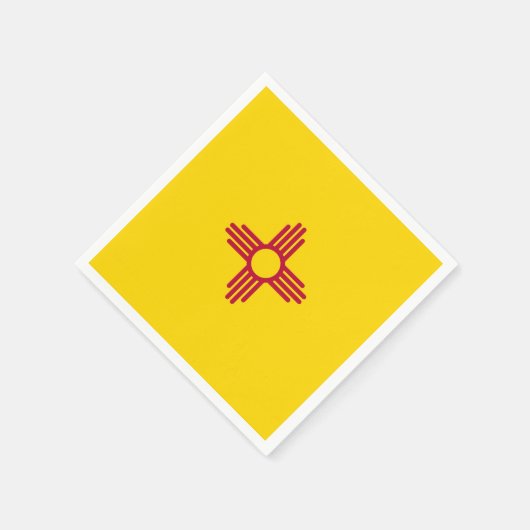 Patriottische papieren servetten met vlag van New (Hoek)