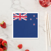 Patriottische papieren servetten met vlag van Nieu (Insitu)