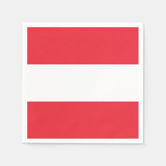 Patriottische papieren servetten met vlag van Oost (Voorkant)