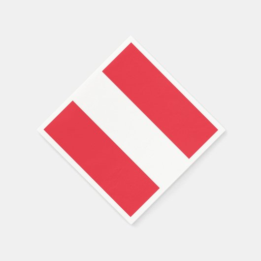 Patriottische papieren servetten met vlag van Oost (Hoek)