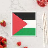 Patriottische papieren servetten met vlag van Pale (Insitu)