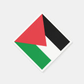 Patriottische papieren servetten met vlag van Pale (Hoek)