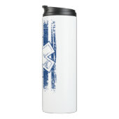 Patriottische paramedische brandweerman EMT USA Vl Thermosbeker (Geroteerd rechts)