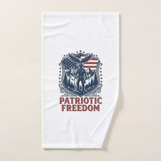 Patriottische Park Ranger Vector Graphic T-shirt_1 Handdoek (Handdoek)
