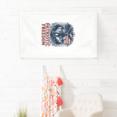 Patriottische Park Ranger Vector Graphic T-shirt_1 Spandoek (Insitu)