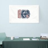 Patriottische Park Ranger Vector Graphic T-shirt_1 Spandoek (Beurs)